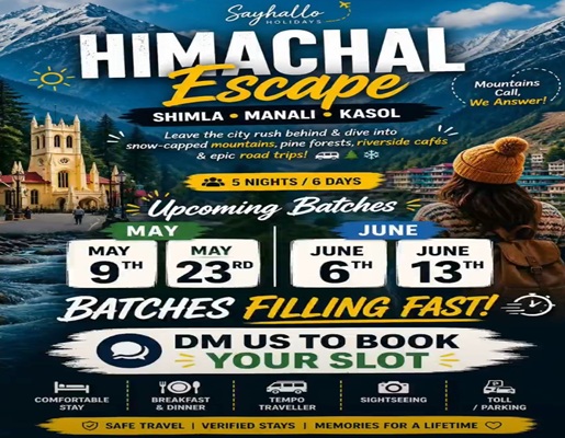 Shimla-Manali-Kasol+Bliss