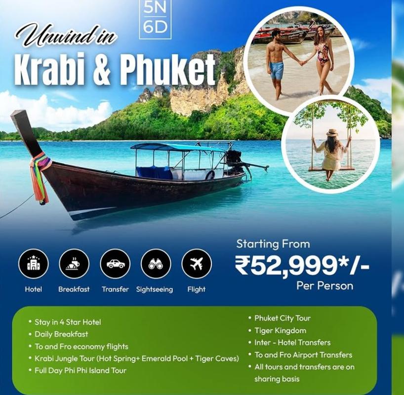 UNWIND KRABI & PHUKET 5N6D