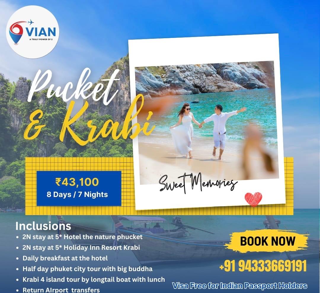 PUCKET & KRABI  8DAYS/7NIGHTS