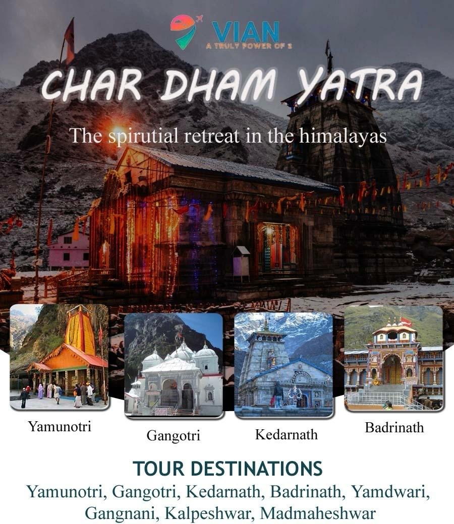 CHAR DHAM YATRA  ( THE SPIRUTIAL RETREAT IN THE HIMALAYAS )