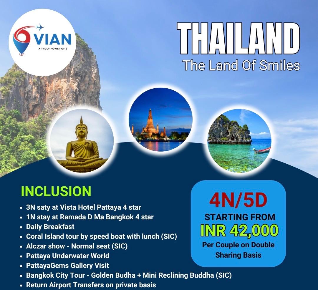 THAILAND  THE LAND OF SMILES 4N/5D