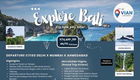 EXPLORE BALI FLY NOW PAY LATTER 6N 7D