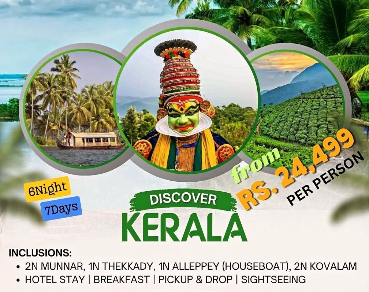 DISCOVER KERALA 6N 7D