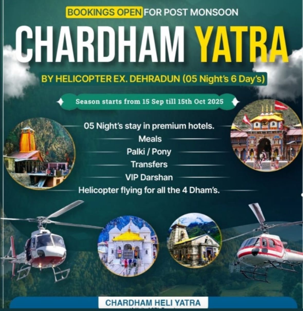 CHARDHAM YATRA 5N/6D